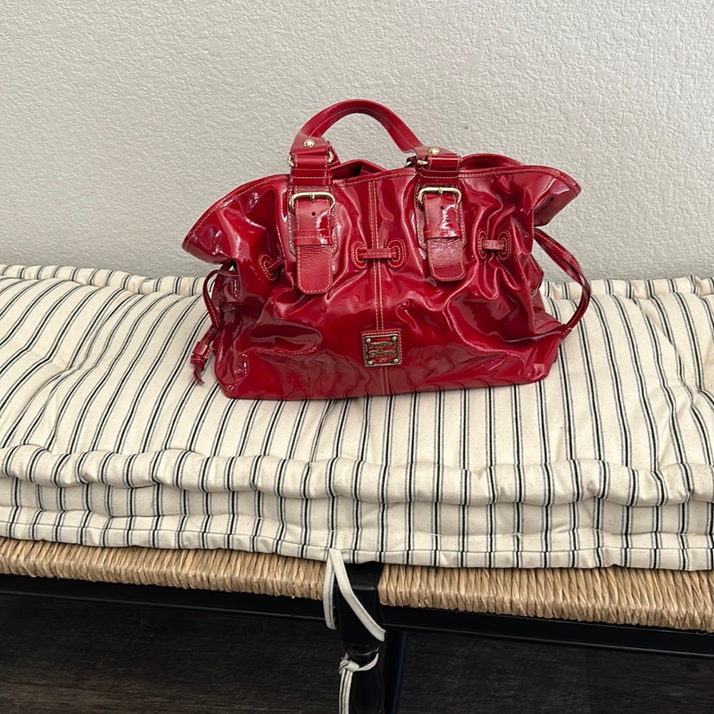 Dooney and Bourke Red Patent Leather Purse